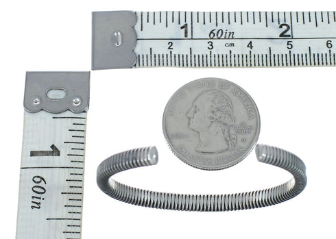 Sterling Silver Navajo Baby Bracelet JX130689
